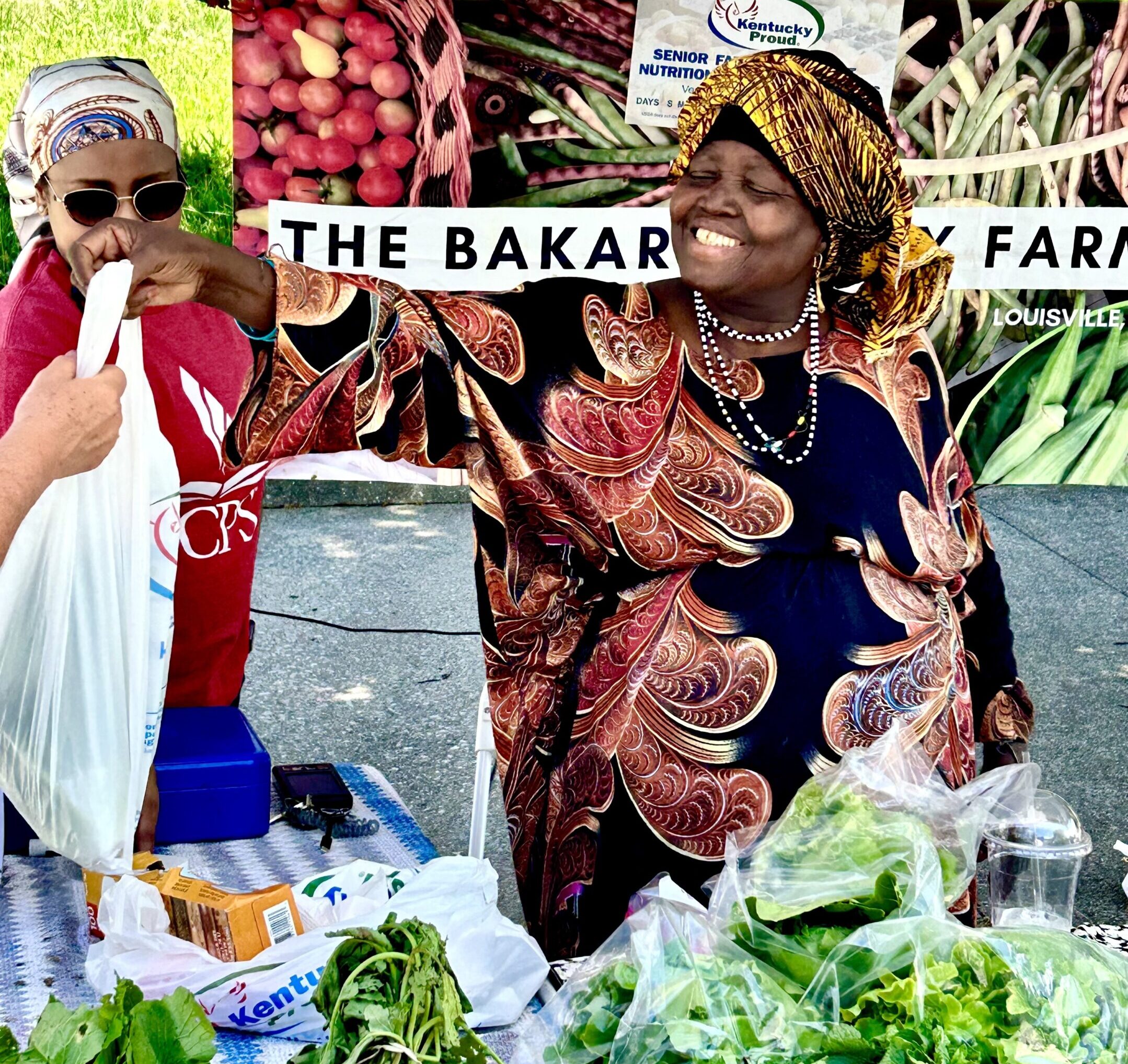 Gray Street Market Lady copy Gray Street Farmers Market vendor